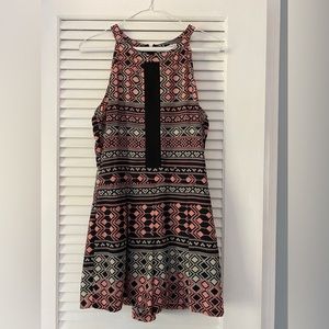 Collective concepts, black and pink, one piece short set, size small